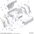 BODY: REAR RACK AND FENDERS - 2020 POLARIS RZR S 1000 EPS