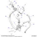 ENGINE: WATERPUMP AND BYPASS - 2021 POLARIS RZR TURBO S