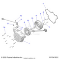 ENGINE: STATOR AND FLYWHEEL - 2025 POLARIS RZR XP 4 1000 PREMIUM