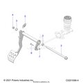 BRAKES: PEDAL AND MASTER CYLINDER MOUNTING - 2022 POLARIS RZR 200
