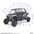 BODY: DECALS - 2022 POLARIS RZR XP 4 1000 PREMIUM