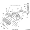DRIVE TRAIN: CLUTCH COVER AND DUCTING - 2022 POLARIS RZR RS1 EPS