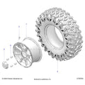 WHEELS: REAR - 2025 POLARIS RZR PRO XP 4 PREMIUM