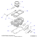 ENGINE: CYLINDER AND PISTON - 2023 POLARIS RZR TURBO R SPORT