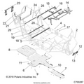 CHASSIS: MAIN FRAME AND SKID PLATES - 2021 POLARIS RZR XP 4 1000