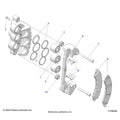 BRAKES: CALIPER FRONT - 2025 POLARIS RZR PRO R FACTORY ARMORED LE ULTIMATE