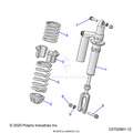 SUSPENSION: FRONT SHOCK MOUNTING - 2024 POLARIS RZR PRO R 4 PREMIUM