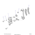 BRAKES: CALIPER FRONT - 2023 POLARIS RZR TURBO R 4 PREMIUM RIDE COMMAND