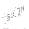 BRAKES: CALIPER FRONT - 2024 POLARIS RZR TURBO R 4 PREMIUM