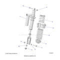 SUSPENSION: FRONT SHOCK MOUNTING STANDARD/PREMIUM - 2023 POLARIS RZR TURBO R PREMIUM RIDE COMMAND