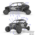 BODY: DECALS - 2026 POLARIS RZR PRO S 4 ULTIMATE EVAP LE