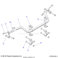 SUSPENSION: STABILIZER BAR REAR - 2020 POLARIS RZR TRAIL S 900