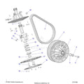 DRIVE TRAIN: SECONDARY CLUTCH - 2024 POLARIS RZR XP 4 1000 PREMIUM