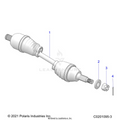DRIVE TRAIN: HALF SHAFT REAR - 2025 POLARIS RZR 200 EVAP