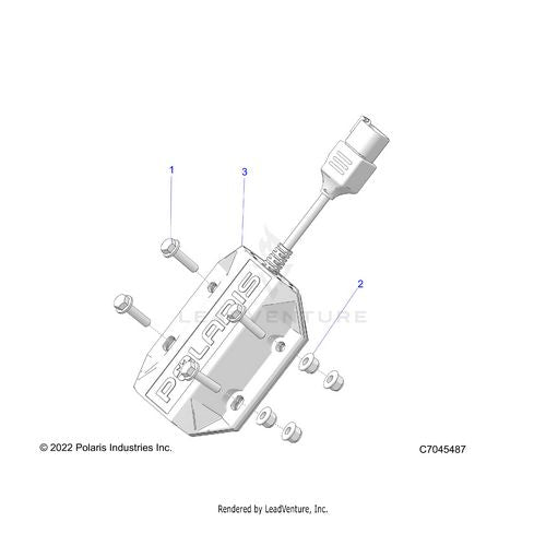 An Image of a Genuine Polaris Parts Schematic Diagram showing the schematic - ELECTRICAL: DASH INSTRUMENTS - 2023 POLARIS RZR PRO R ULTIMATE