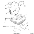BODY: FUEL TANK - 2020 POLARIS RZR S 4 1000