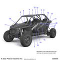BODY: DECALS - 2024 POLARIS RZR TURBO R 4 ULTIMATE