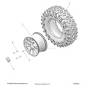 WHEELS: REAR - 2025 POLARIS RZR XP 4 1000 PREMIUM