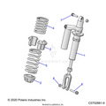 SUSPENSION: FRONT SHOCK MOUNTING - 2023 POLARIS RZR PRO R RIDE COMMAND