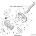 DRIVE TRAIN: CLUTCH COVER AND DUCTING - 2021 POLARIS RZR XP TURBO