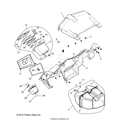 BODY: DASH AND GLOVEBOX - 2016 POLARIS RZR XP 4 1000