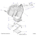BODY: SEAT ASM & MOUNTING REAR - 2026 POLARIS RZR PRO R 4 ULTIMATE