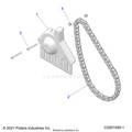 DRIVE TRAIN: CHAIN GUARD - 2021 POLARIS RZR 200