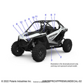 BODY: DECALS STANDARD - 2022 POLARIS RZR PRO XP PREMIUM