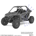 BODY: DECALS GRAPHICS - 2021 POLARIS RZR PRO XP SPORT CA