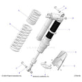 SUSPENSION: REAR SHOCK & MOUNTING - 2025 POLARIS RZR PRO R SPORT