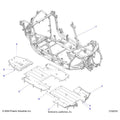 CHASSIS: MAIN FRAME AND SKID PLATES - 2025 POLARIS RZR PRO XP 4 ULTIMATE