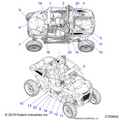 BODY: DECALS - 2020 POLARIS RZR XP TURBO