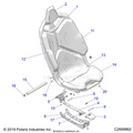 BODY: SEAT ASM. - 2023 POLARIS RZR PRO R ULTIMATE