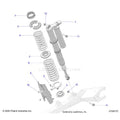 SUSPENSION: REAR SHOCK AND MOUNTING - 2026 POLARIS RZR PRO XP 4 ULTIMATE