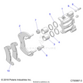 BRAKES: REAR CALIPER - 2023 POLARIS RZR XP 4 1000 PREMIUM