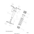SUSPENSION: FRONT SHOCK MOUNTING - 2015 POLARIS RZR XP 1000