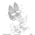 BODY: SEAT ASM. AND SLIDER FRONT - 2025 POLARIS RZR XP 1000 ULTIMATE