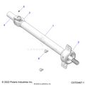 DRIVE TRAIN: PROP SHAFT MID BEARING - 2022 POLARIS RZR PRO R 4 ULTIMATE