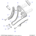 ENGINE: CAM CHAIN AND SPROCKET - 2022 POLARIS RZR TRAIL 570