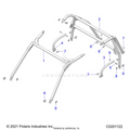 CHASSIS: CAB FRAME - 2025 POLARIS RZR 200 EVAP