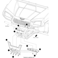 Frame Shield Front Upper Black by Arctic Cat