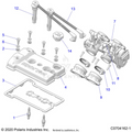 ENGINE: THROTTLE BODY AND VALVE COVER - 2022 POLARIS RZR XP 1000 TRAILS & ROCKS