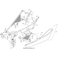Door W/Decals - Right - White (See Decals Page For Decals) (Inc. 28) by Arctic Cat