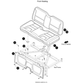 Seat Back Stitched Char Texture-Assembly For Stampede 4X Models Only by Arctic Cat