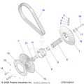 DRIVE TRAIN: SECONDARY CLUTCH/BELT - 2022 POLARIS RZR PRO R 4 ULTIMATE