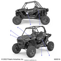 BODY: DECALS GRAPHICS - 2023 POLARIS RZR XP 1000 SPORT