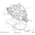 CHASSIS: MAIN FRAME AND SKID PLATES - 2026 POLARIS RZR PRO R RACE H.O.