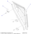 BODY: BOLSTER PANELS - 2021 POLARIS RZR S 4 1000