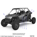 BODY: DECALS GRAPHICS - 2024 POLARIS RZR PRO R 4 ULTIMATE