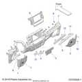 BODY: DASH LOWER - 2023 POLARIS RZR PRO R 4 ULTIMATE TROY LEE DESIGNS